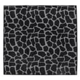 thumbnail image 1 of Furnish My Place Animal Print Rug - 5 ft. x 5 ft. Square, Giraffe Black Grey, Nylon Rug for Patio, Garden, Hallway, Living Room, 1 of 5