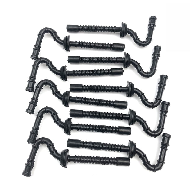 10 piezas Líneas de combustible de motosierra Tubería de aceite Piezas del motor Reemplazo de accesorios Reemplazo para STIHL MS290 / MS390 / MS260 / 026 / MS360 Inevent TO001269-00