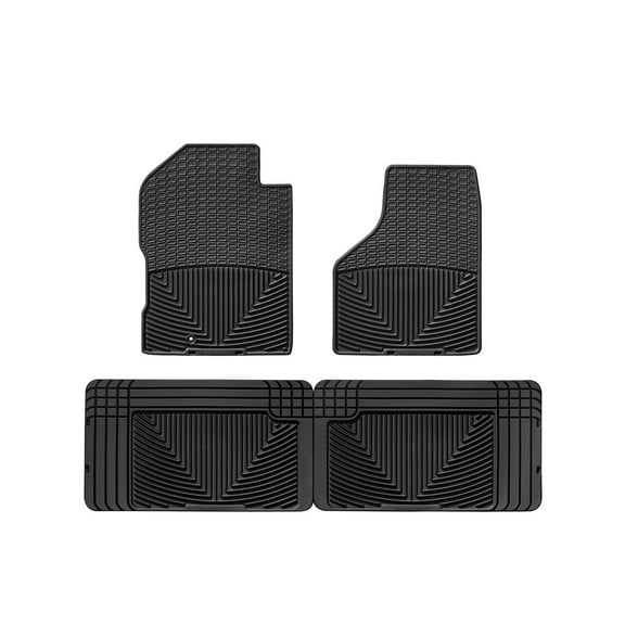 WeatherTech All-Weather Floor Mats compatible with Dodge Ram Truck 1500, Ram Truck 2500/3500 - 1st & 2nd Row, Black