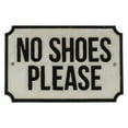 thumbnail image 3 of HomArt No Shoes Please Cast Iron Sign, 3 of 3