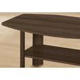 thumbnail image 2 of Monarch Specialties Table Set, 3pcs Set, Coffee, End, Side, Accent, Living Room, Laminate, Walnut, Transitional, 2 of 4