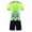 Green, variant on ATOGUTA Kids Soccer Jerseys for Boys Youth Soccer Jersey Practice Outfits Football Training Uniforms Set Size 3T-15, Red