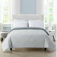 thumbnail image 6 of Mainstays Reversible Microfiber Comforter, Grey, Full/Queen, 6 of 11