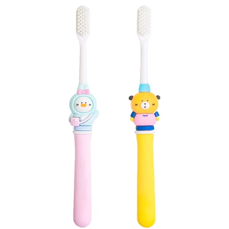 Kids Toothbrush  Cartoon children s toothbrush  Pack of 2