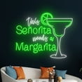 thumbnail image 5 of Handmadetneonsign This Senorita Needs A Margarita Neon Sign, Margaritas LED Light, Cocktail Sign, 5 of 5
