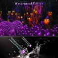 thumbnail image 2 of Christmas Net Lights 96 LED 6.5ft x 9.8ft Outdoor Christmas Bush Lights with 8 Modes, Connectable, Waterproof and Durable for Trees, Bushes, Christmas Decorations, Purple, 2 of 6