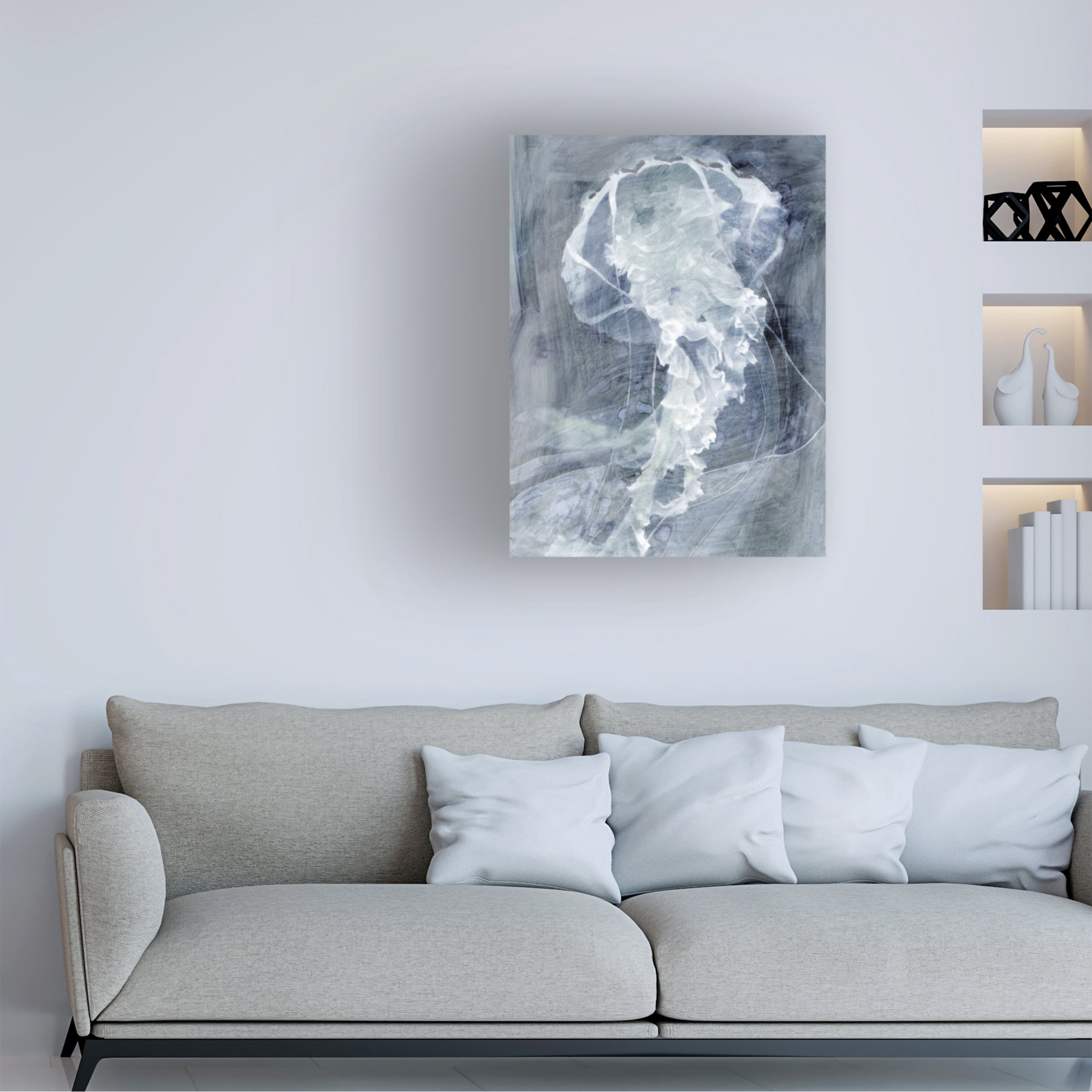 Stellar Design Studio 'Indigo Jellyfish I' Canvas Art