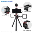thumbnail image 4 of MT-33 Multifunctional Flexible  Octopus Tripod with Cold Shoe Mount  Rotatable Panoramic Ball Head Quick Release Plate Max. 2KG Load Bearing for Smartphone Camera Live Streami, 4 of 7