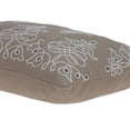 thumbnail image 5 of Parkland Collection Omni 14x20" Swirl Cotton Fabric Throw Pillow in Beige/White, 5 of 7