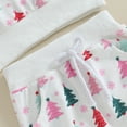 thumbnail image 6 of Okbabeha Christmas Outfit Toddler Baby Boy Girl Clothes 0 3 6 9 12 18 24Months 2t 3t Candy Cane Sweatshirt Top+Long Pants Set, 6 of 7
