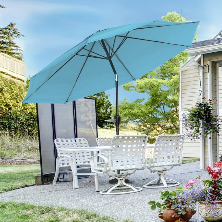 Pure Garden 10FT Patio Umbrella with Auto Tilt and Vented Pure Garden 10FT Patio Umbrella with Auto Tilt and Vented