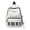 White, variant on Polka Dots School Backpack, 16.9 Inch Lightweight Daypack, Portable School Bookbag for College Travel (White)