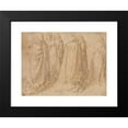 thumbnail image 2 of Antonello da Messina 24x19 Black Modern Framed Museum Art Print Titled - Group of Draped Figures (Early 1460s), 2 of 5