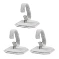 thumbnail image 2 of CIMAXIC 3Pcs C-Shaped Watch Display Rack Bangle Holder Bracelet Storage Rack Suede Bangle Display Stand Grey,3.35"X3.35"X3.54", 2 of 4