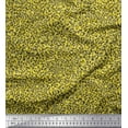 thumbnail image 1 of Soimoi Japan Crepe Satin Fabric Leopard Animal Skin Fabric Prints by Yard 42 Inch Wide, 1 of 3