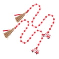 thumbnail image 4 of WASHWEPE Beads Garland Valentine's Day Wood 2Pcs Rustic, 4 of 8