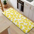 thumbnail image 5 of Yellow Lemon Fruit Slices White Pattern Kitchen Rug Mat,Kitchen Runner Rugs Non Skid Washable,Decorative Kitchen Floor Mats for Kitchen,Sink,Laundry,17"x47.2", 5 of 7