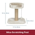 thumbnail image 5 of TRIXIE Mica Sisal 18" Cat Scratching Post with Plush Platform, Light Gray-Greige, 5 of 8