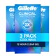 thumbnail image 1 of Gillette Antiperspirant Deodorant for Men, Clinical Clear Gel, Cool Wave, 72 Hr. Sweat Protection, 1.6 oz, Pack of 3, 1 of 7