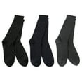 thumbnail image 2 of Men's Mercerized Cotton Dress Socks Business Casual Patterned Crew Sock Lightweight Soft Comfort, 2 of 7