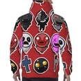 thumbnail image 6 of Lsque The Binding of Isaac Pattern Casual Men's Hoodie,Hooded Sweatshirt with Kangaroo Pocket,Pullover Hoodie-Large, 6 of 8