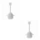 thumbnail image 1 of Wosthever 1 Uds. Soporte de cabezal de ducha giratorio de 360 ​​grados para baño sin perforaciones soporte de montaje de ventosa ajustable soporte de Gris 2piezas Wosthever CBP084101, 1 of 6