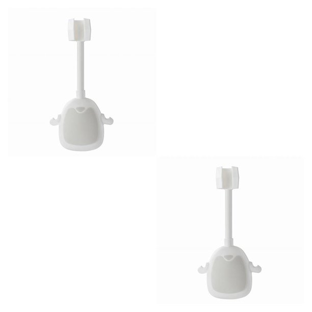 Wosthever 1 Uds. Soporte de cabezal de ducha giratorio de 360 grados para baño sin perforaciones soporte de montaje de ventosa ajustable soporte de Gris 2piezas Wosthever CBP084101
