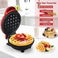 thumbnail image 2 of Individual round mini waffle maker for Easter, Mother's Day, children's birthdays, 2 of 5
