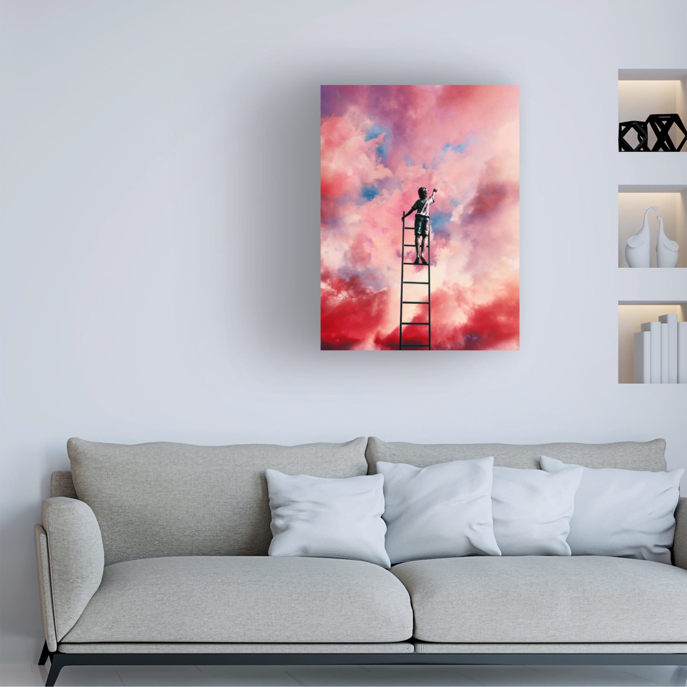 Trademark Fine Art Taudalpoi Cloud Painter Canvas Wall Art