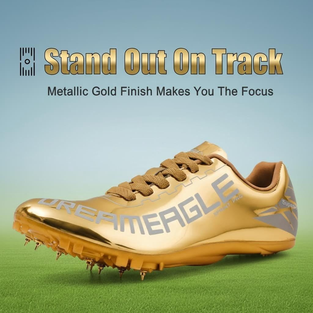 Track and Field Running Spike Shoes for Men, Women, Boys and Girls, Unisex