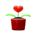 thumbnail image 3 of DOLITY Solar Powered Dancing Flower Bobble Head Toy Nodding Head Solar Dancing Toy Red, 3 of 9