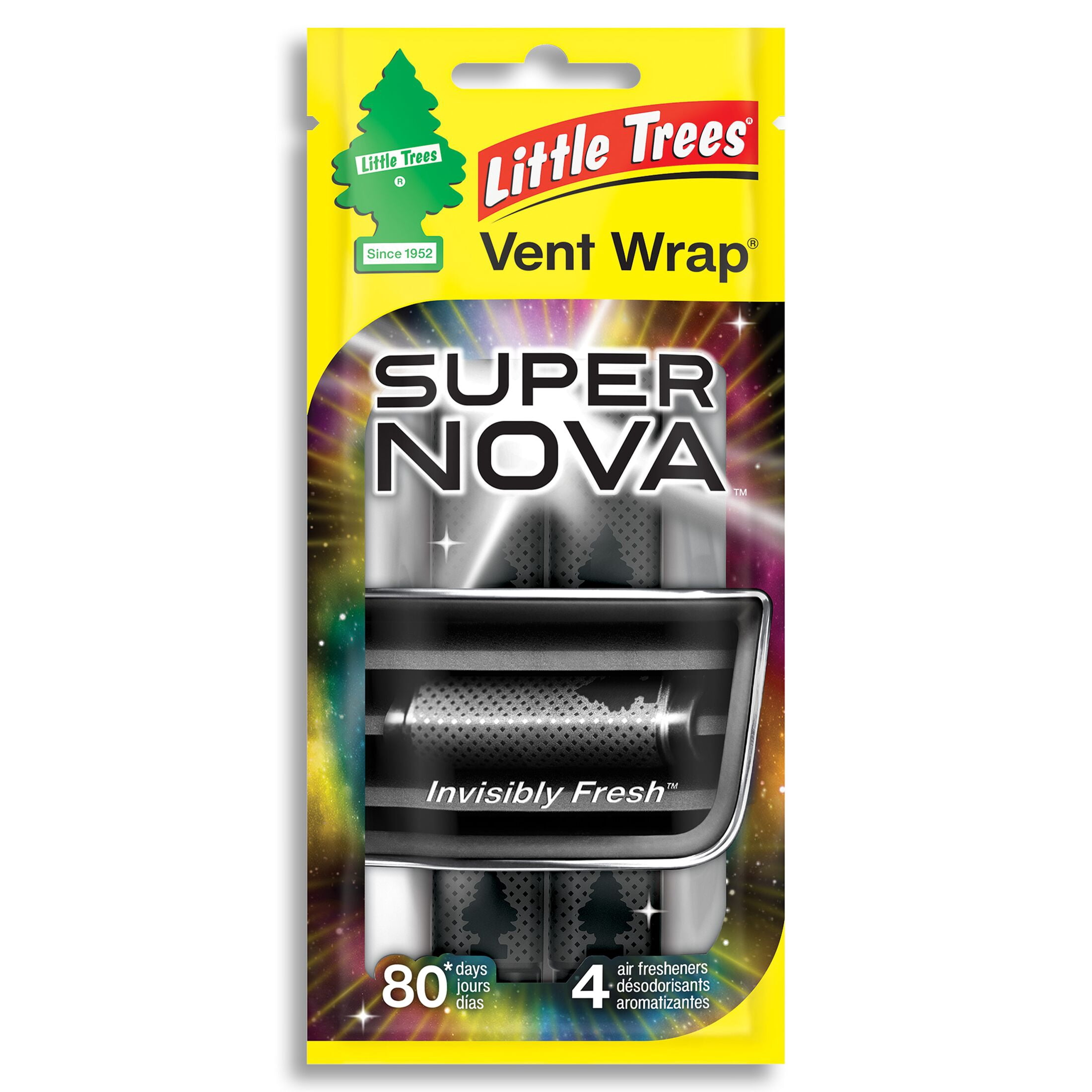 (3 pack) LITTLE TREES VENT WRAP SUPERNOVA 4 CT