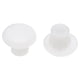 thumbnail image 5 of Uxcell 0.2'' Cubierta de tapa de tornillo tapón de agujero de bloqueo tipo botón plano plástico blanco 30pcs, 5 of 5