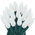 thumbnail image 3 of ‎‎‎Novelty Lights 50FT 100 LED C6 LED Christmas String Lights, Outdoor Christmas Tree Commercial Grade LED String Lights, Permanent Christmas Lights Outdoor Tree Decorations Outdoor (Pure White), 3 of 6