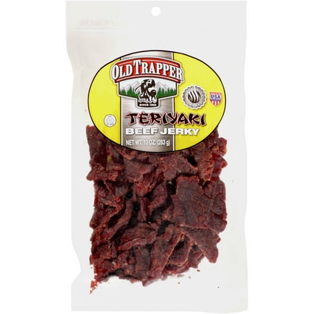 Old Trapper Teriyaki Beef Jerky, 10 Oz. (Best Meat For Beef Jerky In Smoker)