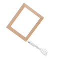 thumbnail image 1 of UPOUART Frame with LED Lighting for Living Room Decor in White Color 1 PCS, 1 of 8