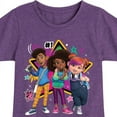 thumbnail image 3 of Karma's World - We're All Stars - Karma, Winston, & Alex - Toddler & Youth Girls Short Sleeve Graphic T-Shirt, 3 of 5
