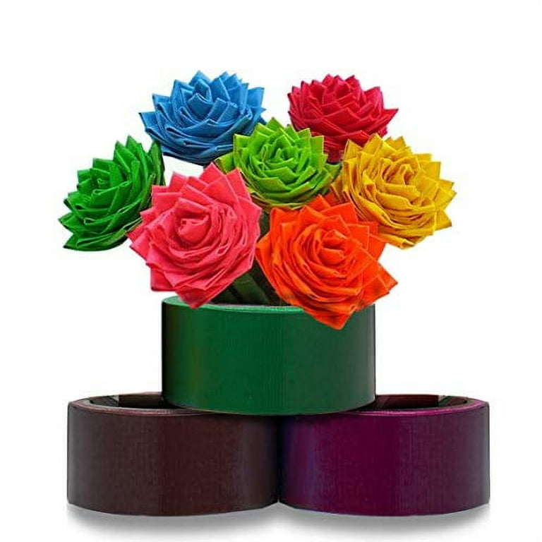 Vibrant Colorful Duct Tape Rolls Perfect Stock Photo 2371009207