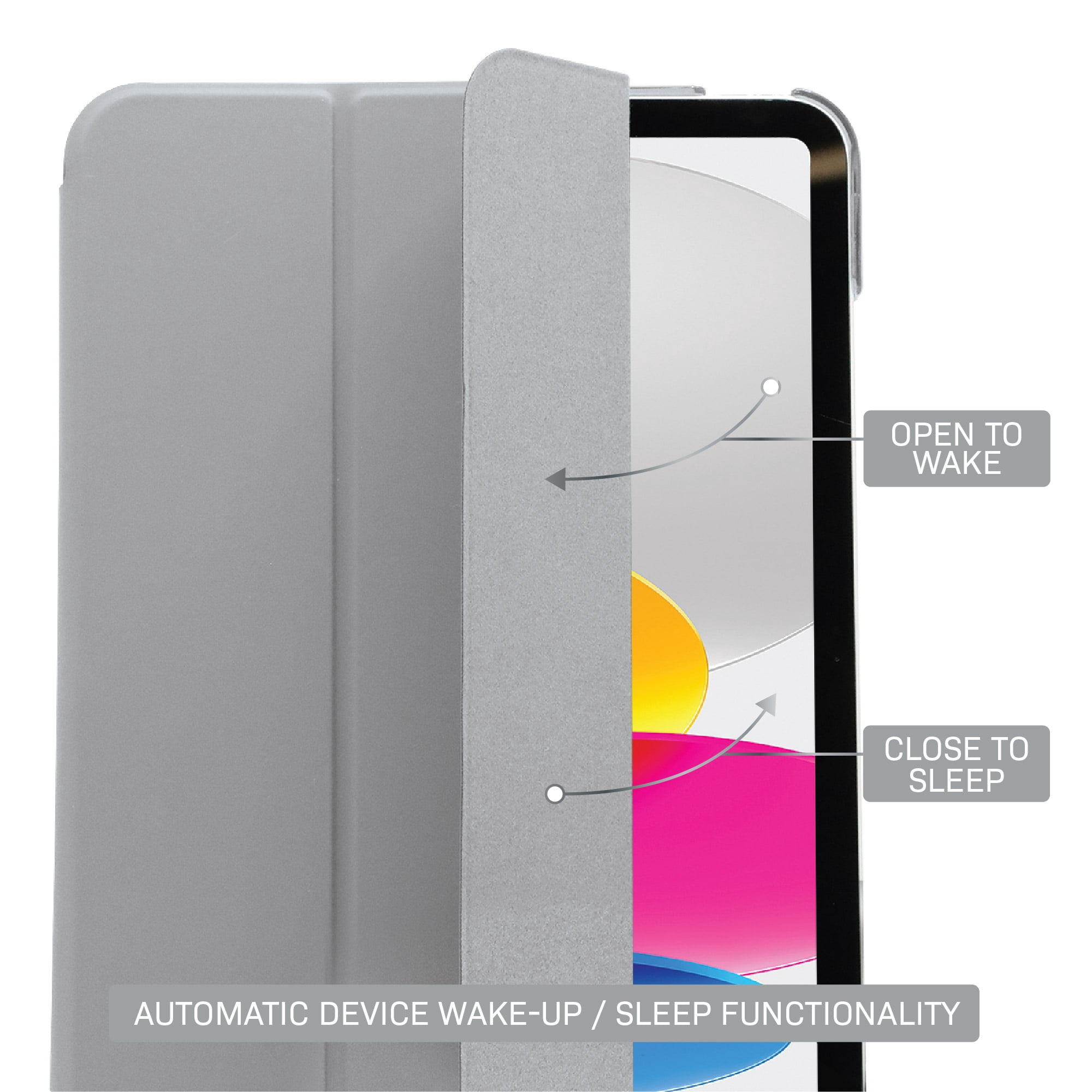 Body Glove Tablet Folio Case for iPad (A16) / iPad (10th generation) - Gray