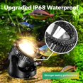 thumbnail image 3 of Luces solares para estanques POPOSOAP, 3 cabezales, IP68, LED a prueba de agua, 3 of 9