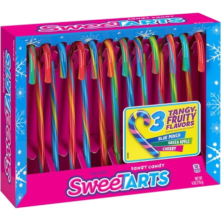 SweeTARTS Candy Canes, 6 Oz.