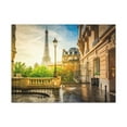thumbnail image 2 of Paris Street View France Canvas Artwork Breathtaking French City for Home Decor Ready to Hang, 2 of 18