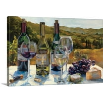 Great BIG Canvas | "A Wine Tasting" Canvas Wall Art - 30x20