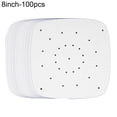 thumbnail image 2 of 100Pcs Dream Lifestyle Air Fryer Perforated Parchment Paper, 7.5/8 inch Air Fryer Liner Non-Stick Square Perforated Parchment Paper Sheets for Air Fryer Steaming Basket and Oven, 2 of 7
