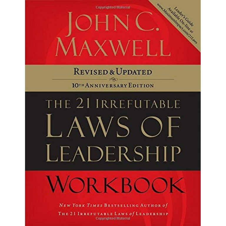 The 21 Irrefutable Laws of Leadership Workbook (Paperback