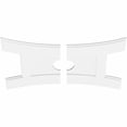 thumbnail image 2 of 36"W x 24"H x 5"ID x 7 3/4"C x 1"P Haven Architectural Grade PVC Contemporary Ceiling Medallion, Two Piece, 2 of 7