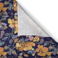 thumbnail image 6 of Ambesonne Flowers Valance & Curtain, Floral Watercolor Abstract, 55"x24", Indigo Marigold Ceil Blue, 6 of 7