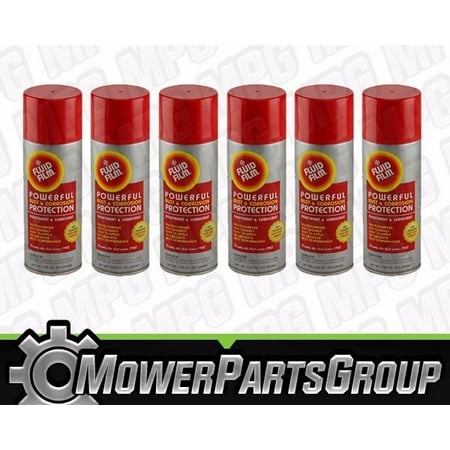 6 Pack of Fluid Film Rust and Corrosion Protection Aerosol Can 11.75 oz 11