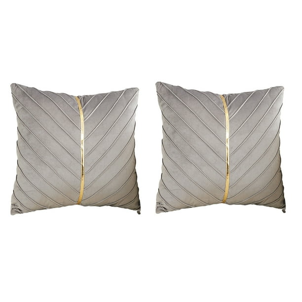Funda de cojín Matsuzay 2 piezas para sofá duradera decoración del hogar gris