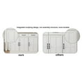 thumbnail image 6 of Youmumeub 65" Tall Accent Cabinet, Modern White Sideboard with Carved Double Doors and Shelves for Living Room, Entryway, or Study, 6 of 12